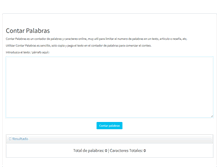 Tablet Screenshot of contarpalabras.com